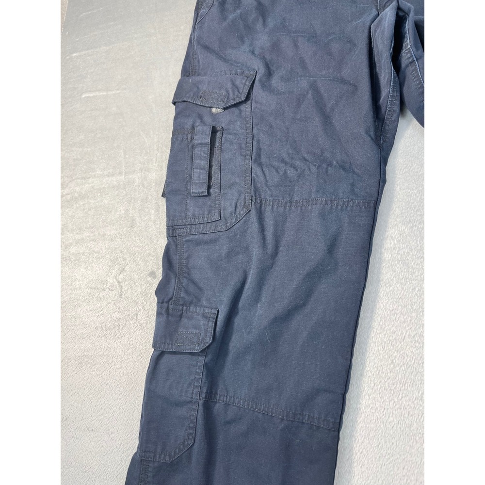 5.11 Tactical Stryke Cargo Pants Mens 34x36 Navy Blue Excellent Ripstop Utility - Picture 3 of 10
